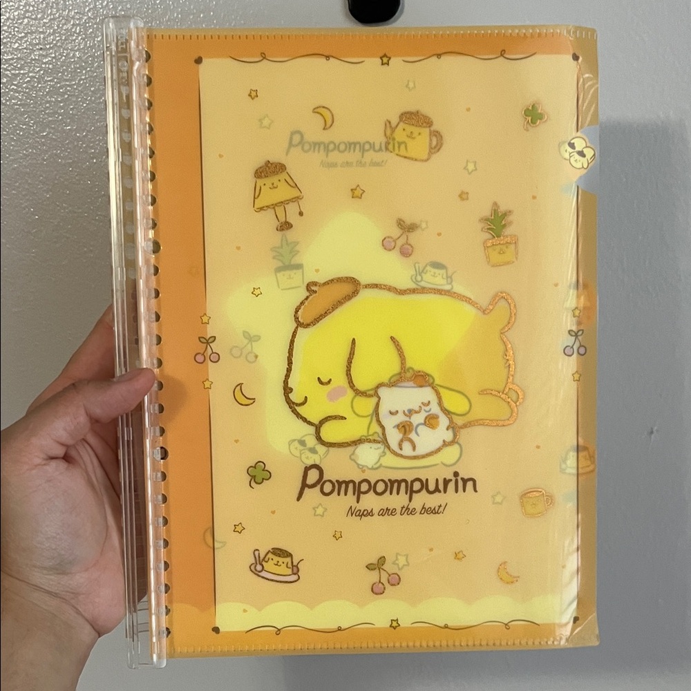 NEW Pompompurin Yellow Spiral Notebook